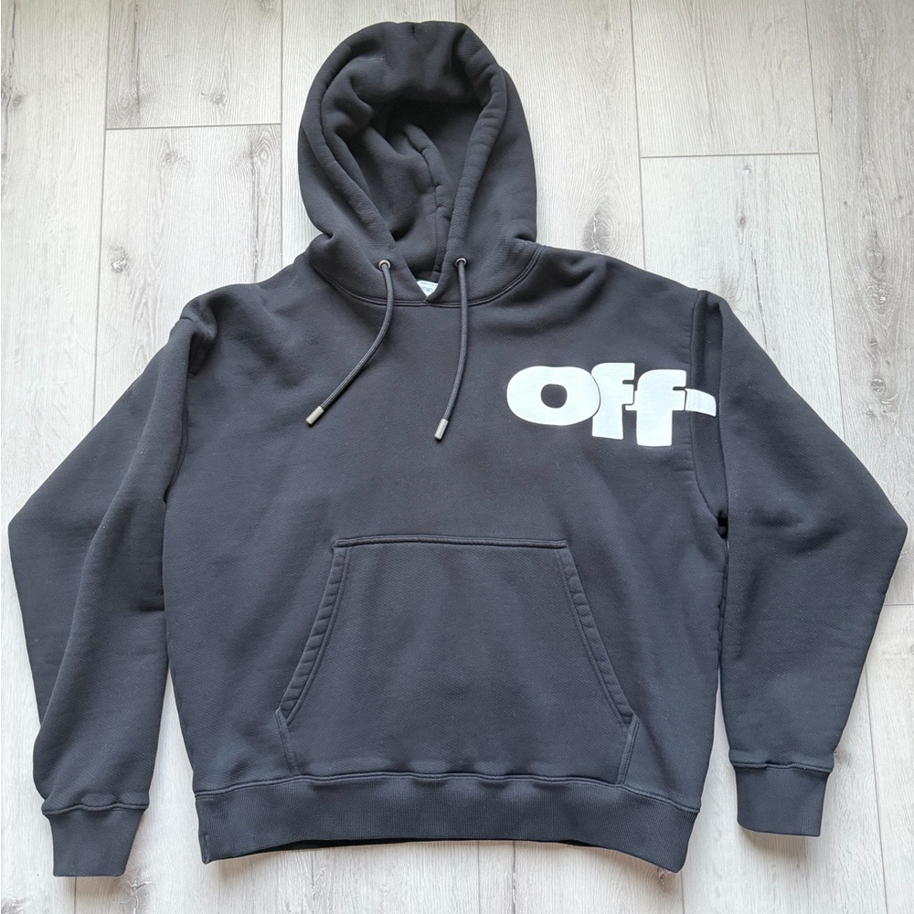 Off-White Shared Logo Drawstring Hoodie. Size Xl - image 1